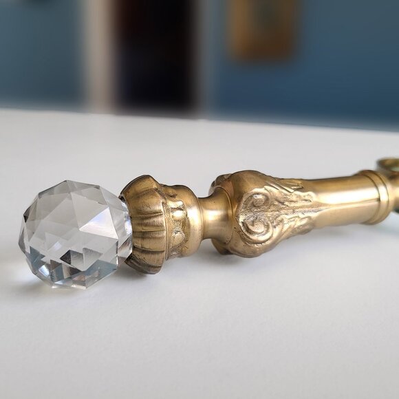 MAGNIFYING GLASS ~ Objet d’art Victorian Era Reproduction - Picture 4 of 9